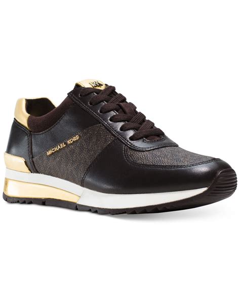 michael kors allie sneakrs black|MICHAEL Michael Kors ‘Allie’ Sneakers in Black .